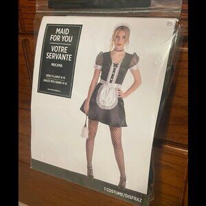 Halloween Costume Womens Maid for You Adult XLarge NEW 14-16